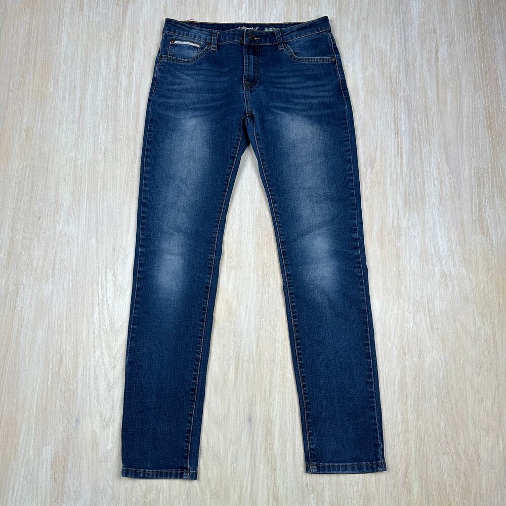 7 For All Mankind Paxton Big Kid Skinny Jeans 16 Mid Rise Dark Wash Skinny Denim